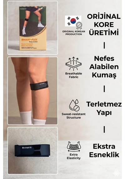 Nöro Dinamik Patella Tendon Bandı Dizlik Ayarlanabilir Bandaj Koruyucu Ateli 4 Yönlü Esneme Koş Spor Aleti