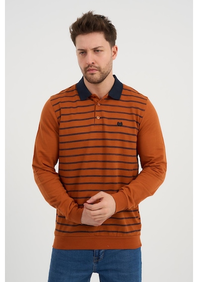 Alexander Gardi Alexandergardı Polo Yaka Sweatshırt Wk25386 Turuncu