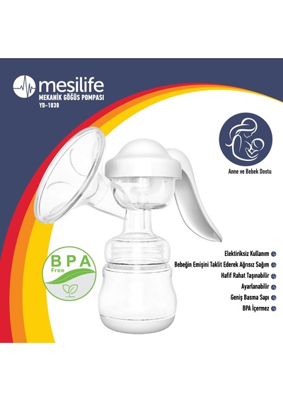 Mesilife YD-1030 Mekanik Göğüs Pompası