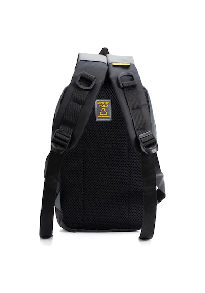 Newish Polo Unisex Quatro Kumaş Notebook Bölmeli Kulaklık Çıkışlı Mini Sırt Çantası Okul,günlük,seyahat Gri GRİ
