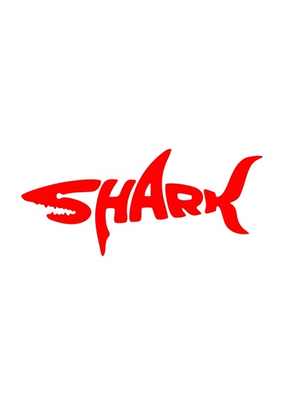 Shark Köpek Balığı Sticker 17x17 Cm Kırmızı