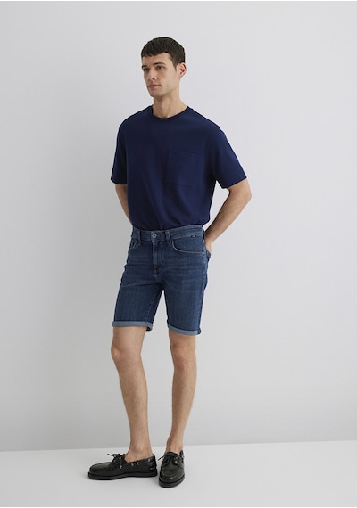 Mavi - Brian Premium Blue Koyu Vintage Mavi Jean Şort 0418489817 Koyu Mavi