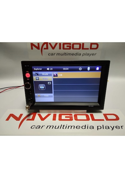 Navigold Usb Bt Video Mp3 7 İnç Üniversal Geri Görüş Kameralı
