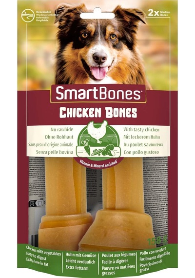 Chicken Medium Orta Boy Tavuklu Kemik 2'li, 158 Gr Köpek Ödülü