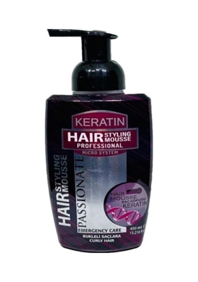 Passionate Keratinli Saç Köpüğü 450 ML