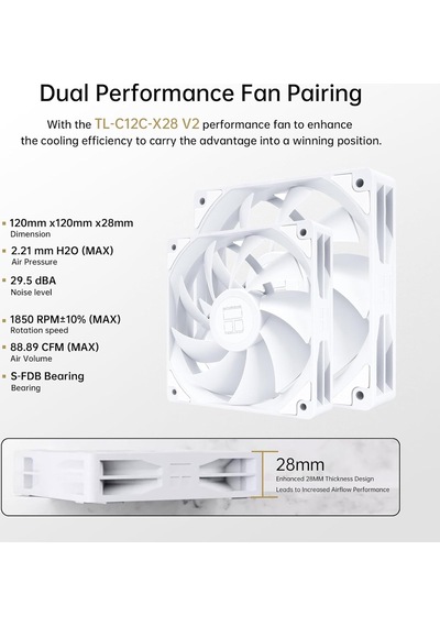 Peerless Assassin 120 White V2 120mm Çift Kule Intel Amd Cpu Soğutucu Diğer