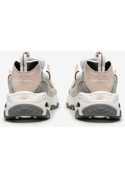 Skechers D'Lites - Free Energy Kadın Beyaz Sneakers 13147 Wgpk Beyaz