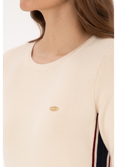 U.s. Polo Assn. Kadın Elbise Triko 50309598-vr256 İnci