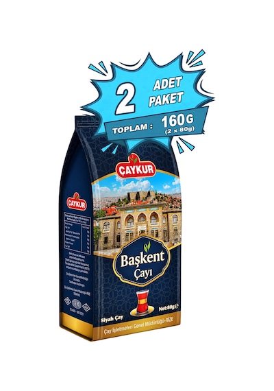 Elekaltı Başkent Çayı 80 Gr. İkili Paket