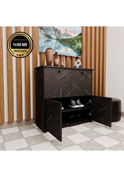Dekorfim DF08103BD MDF Antre Hol Ayakkabılık Ayakkabı Dolabı