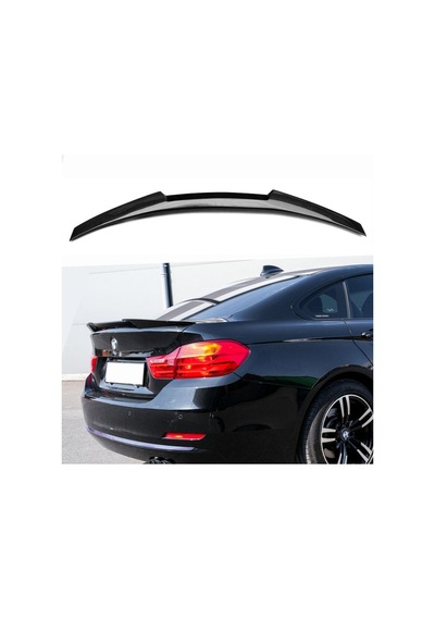 Bmw 4 Serisi F36 M4 Style Bagaj Üstü Spoiler Piano Black