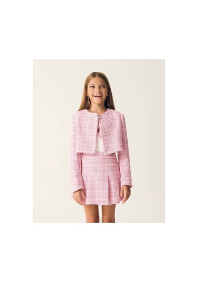 Poala Kids Dokuma 3'lü Takım Pembe