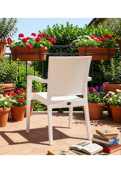 Novussi Paris Rattan Koltuk 4'lü Paket Beyaz