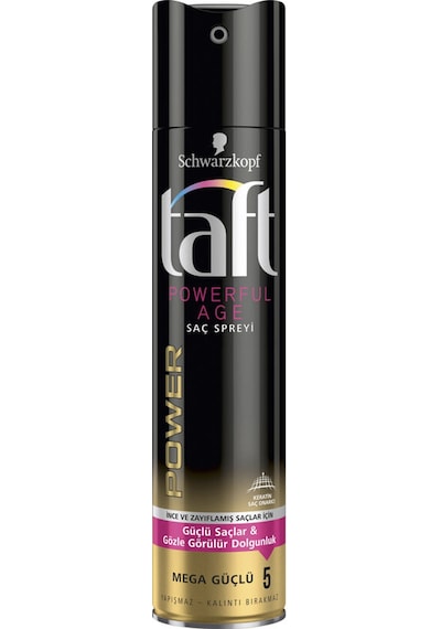 4 Adet Taft Saç Spreyi 250 Ml No 5 Powerful Age Keratin