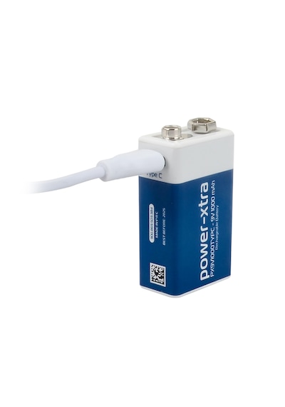 Power-xtra Px9v1000typc - 9v - 1000 Mah Şarjlı Pil - Type C