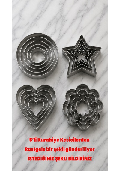 10 Adet Krema Torbası Seti - Kurabiye Kesici Hediyeli - 3 Adet Duy Uç, Krema Torbası, 5'li Kurabiye Kesici, Duy Aparatı Çok Renkli