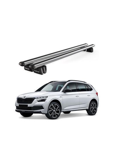 Pençe Skoda Kamiq 2019 Ve Sonrası Uyumlu Gri Ara Atkı 109cm Port Bagaj Tavan Barı