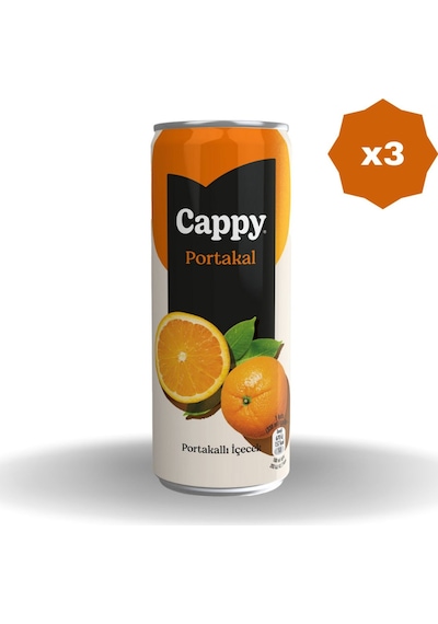 Portakal Nektarı Kutu 330 Ml - 3 Adet