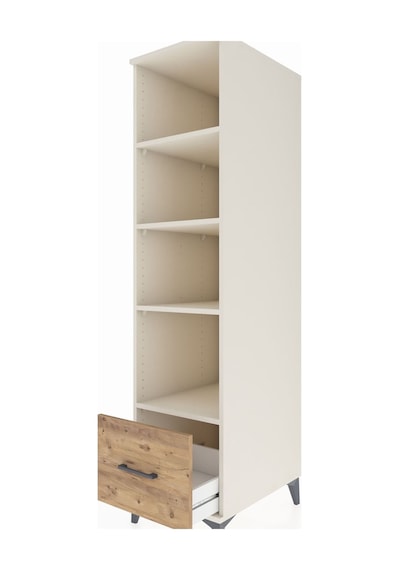 Kronos Dolap 4 Raflı Tek Çekmeceli 44x59x182 Aytaşı-çam Aytaşı