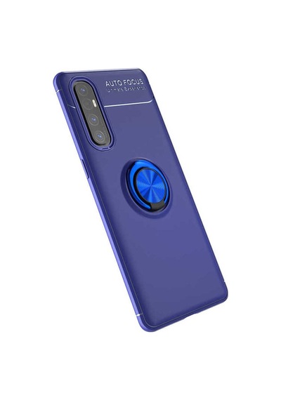 Oppo Reno 3 Pro 5g Kılıf Zore Ravel Silikon Kapak Mavi