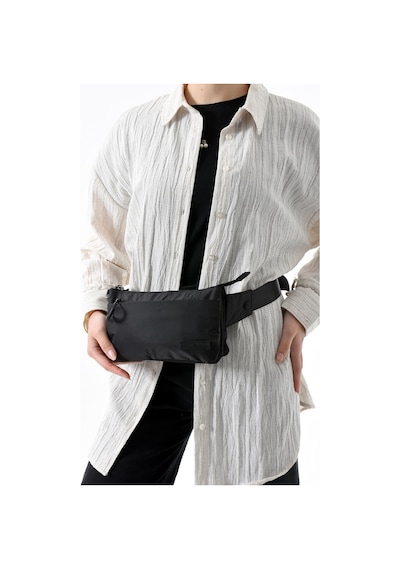571 Collections Çok Cepli Bel Çantası Unisex Siyah Model: 571-13-9r Siyah