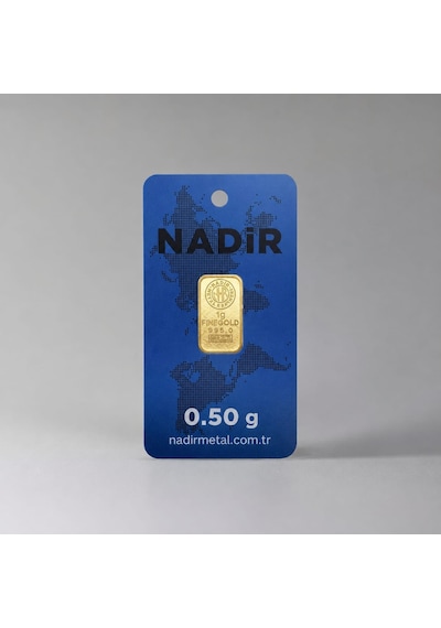 Nadir Gold 0,50 Yarım Gram Külçe Altın 24 Ayar
