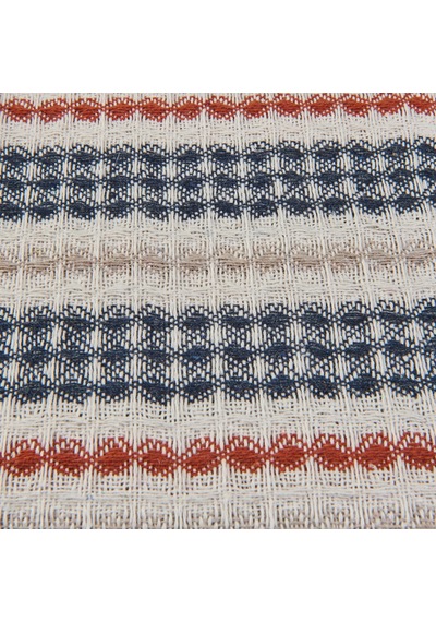 Soft Radiant Çift Kişilik Pike - Ekru / Lacivert - 200x230 Cm Renkli