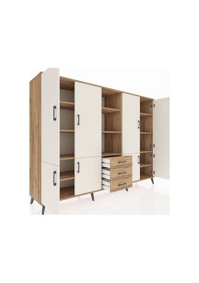 Hyperion Dolap 11 Raflı 3 Çekmeceli 8 Kapaklı 220x44x163 Çam-ayta Çam-aytaşı/çam Hyperion Dolap 11 Raflı 3 Çekmeceli 8 Kapaklı 220x44x163 Çam-ayta Çam-aytaşı/çam