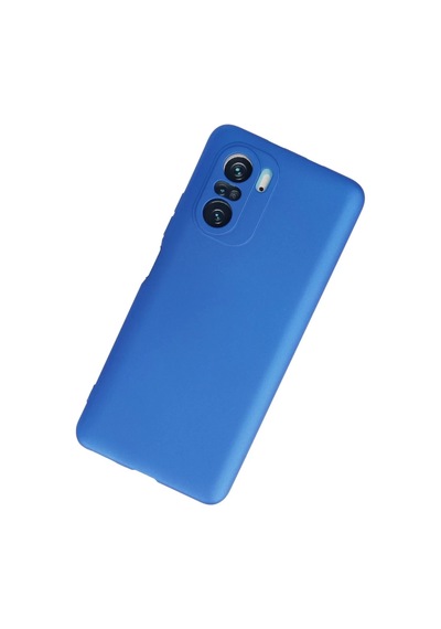 Xiaomi Poco F3 Uyumlu Kılıf First Silikon - Mavi
