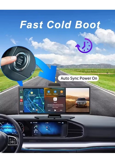Çeşithane 10.26 4k Carplay & Android Auto Araç Dvr 2160p Ultra Hd, 360 Döner Kamera, 5g Wifi, Gp Diğer