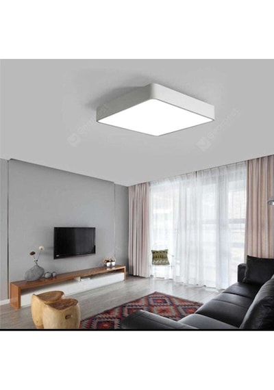 Beyaz Ledli 24 Watt Sıva Üstü Led Panel Kare Tavan Armatürü-badelta Diğer