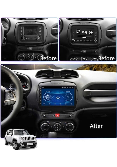 Jeep Ranegede Navigasyon Multimedya Kamera