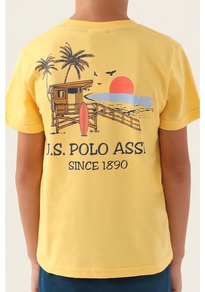 U.S. Polo Assn. Erkek Çocuk Yeşil Pijama Takımı 5274-43359 Yeşil