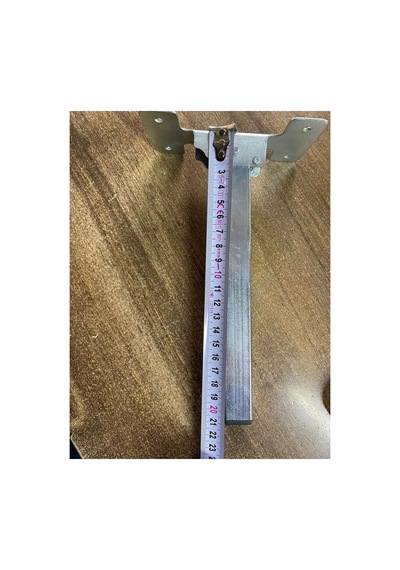 Demir Sofra Ayağı 21 Cm Uzunlukta 4adet Vida Dahil Gri