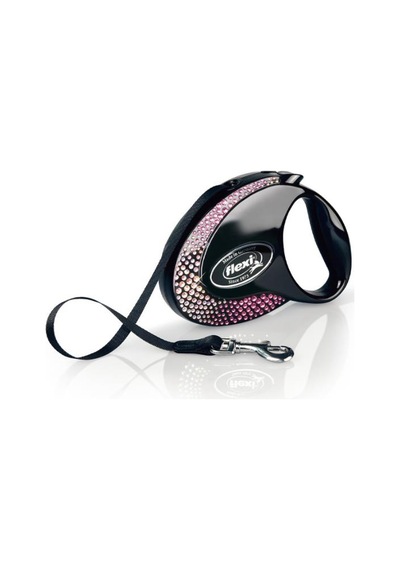 Flexi Glam S Beden Siyah 3mt Otomatik Şerit Tasma