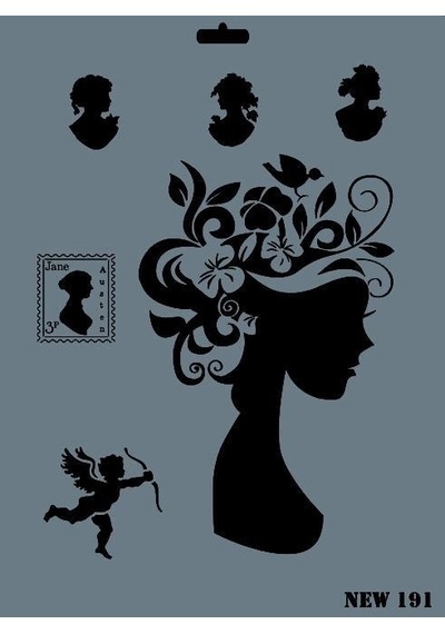 Mey İthalat Rich New Seri N-191 Stencil 35x25 Cm Belirtilmemiş