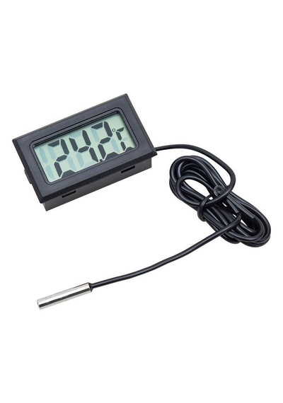 Dijital Termometre - Hassas Sıcaklık Ölçer, Lcd Ekran, Kablolu