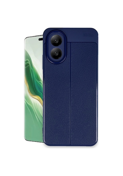 Oppo A38 Kılıf Auto Focus Deri Desen Silikon Kapak