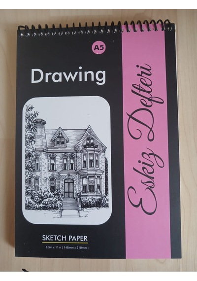 Çizim Defteri, Sketchbook, Sketchpad A/4