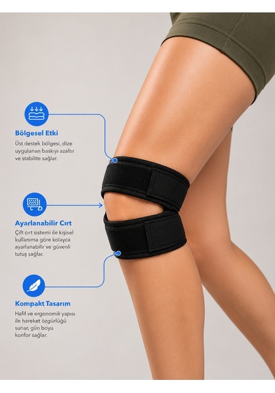 Sporcu Dizliği Ayarlanabilir Patella Destekli Dizlik Çapraz Bağ Menisküs Diz Bandajı Knee Brace