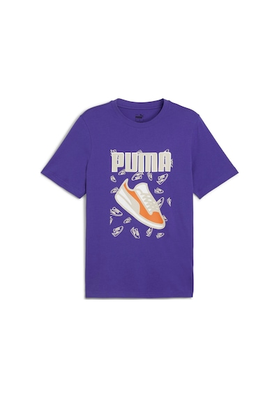 Puma Graphics Sneaker Tee Erkek T-shirt-mavi Mavi
