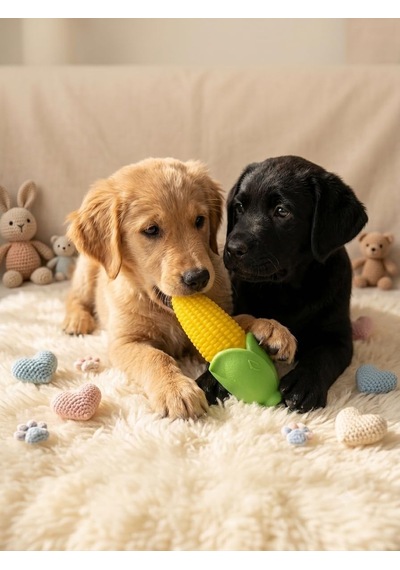Köpekler İçin Peluş Ve Halatlı Isırma Ve Çiğneme Oyuncağı, Yumuşak Dokulu Farklı Figür Ve Renk Seçenekleri