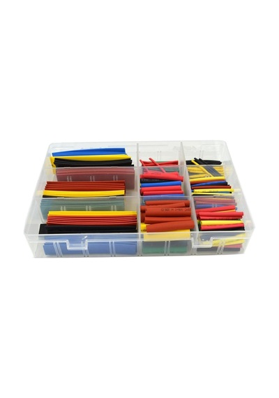 Isı İle 1/2 Daralan Makaron Kutulu Set - 328 Parça