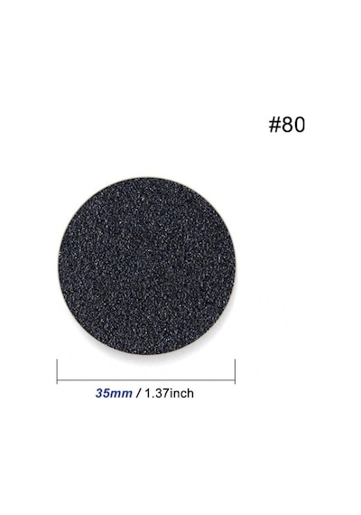 Pododisk Yedek Zımpara Large 35 Mm 100 Adet 80 Grit