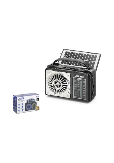 Jıoc H664bts Bluetooth Nostaljik Fm Radyo Tws Usb Tf Aux Solar Şarjlı Taşınabilir Kamp Hoparlör