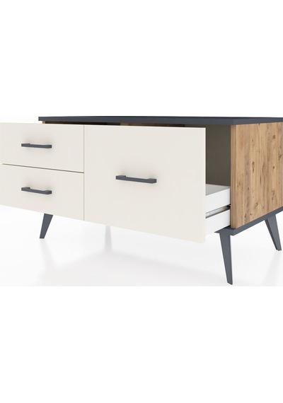 Hyperion Şifonyer 3 Raflı 88x44x48 Çam-antrasit/aytaşı Antrasit/aytaşı Hyperion Şifonyer 3 Raflı 88x44x48 Çam-antrasit/aytaşı Antrasit/aytaşı