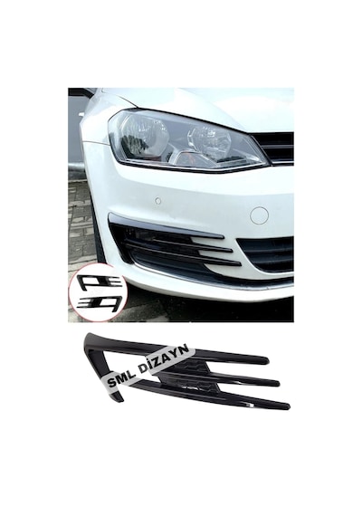 Golf 7 Sis Çerçevesi Parlak Siyah