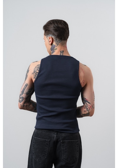 Respire Erkek Tank Top Atlet Lacivert