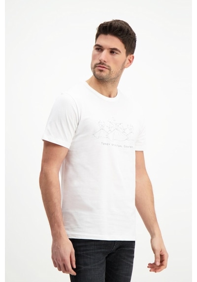 Rich Erkek Bisiklet Yaka Baskılı T-Shirt %100 Pamuk Tişört (481344061)