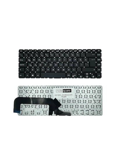 Asus İle Uyumlu Vivobook 39xketcjn10, 39xketcjn50 Notebook Klavye Siyah Tr